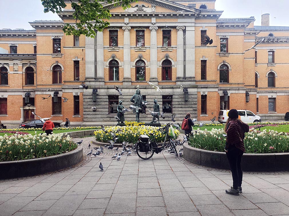 Öffentlicher Platz in Oslo