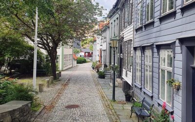 Hansestadt Bergen in Norwegen – ohne Regen