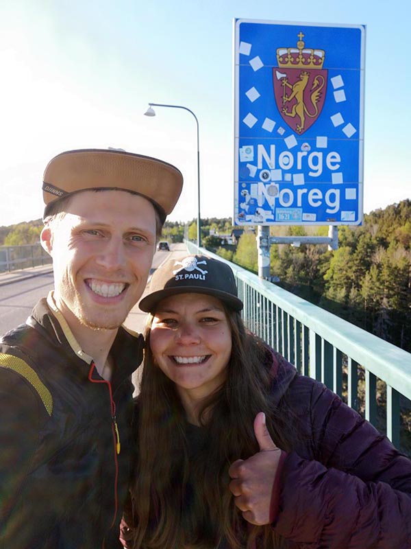 Hitchhiking nach Norwegen